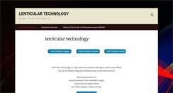 Desktop Screenshot of lenticulartechnology.com